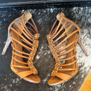 Coach leather heels